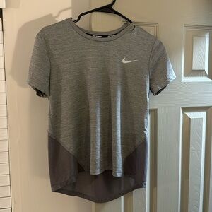 Gray nike drifit shirt